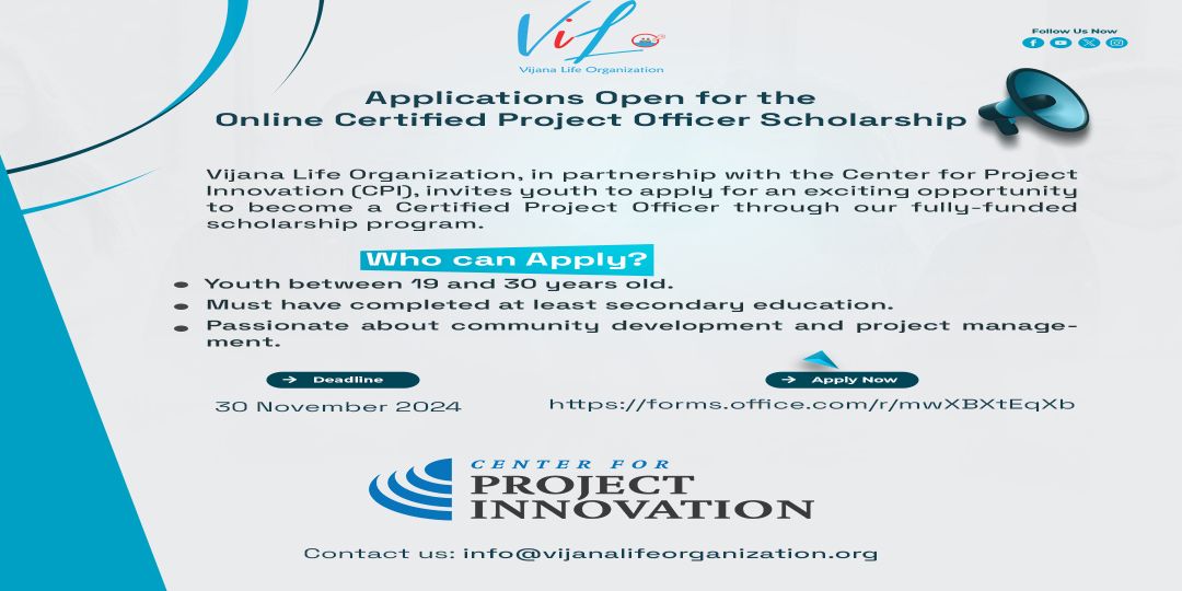 CERTIFIED PROJECT OFFICER FULLY FUNDED SCHOLARSHIP
